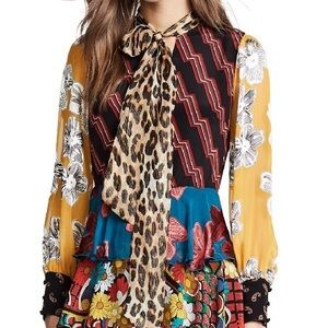 Alice + Olivia Dasha Patterned Dress
